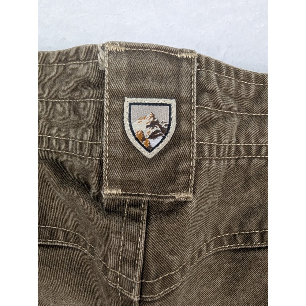 Kuhl Hot Rydr Pants Men's 36x30 Flannel Lined Brown Vintage Patina Dye Work 5113 - Picture 13 of 16